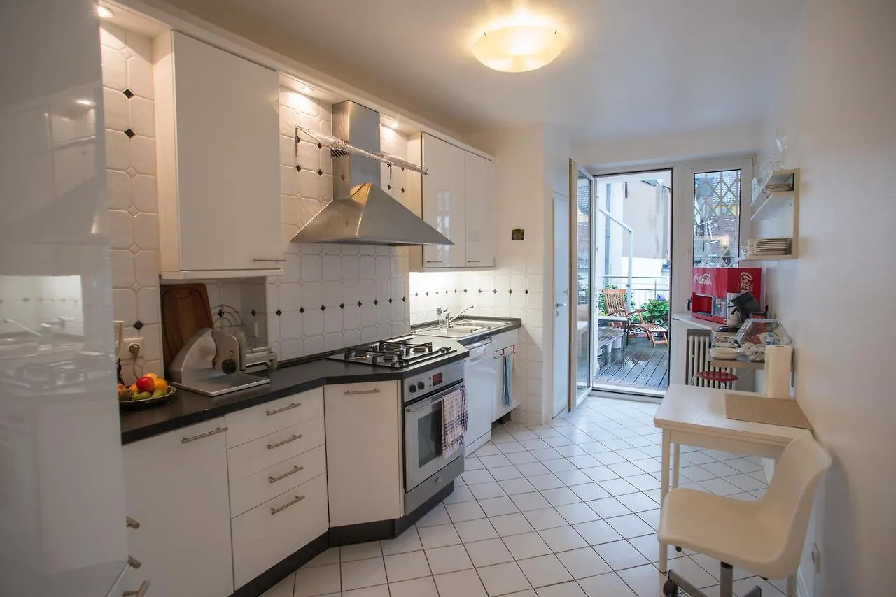 Apartement Mit Dachterrasse - Bei Curth Klingen - Teilen Sie Uns Ihre Ankunfszeit Mit Düsseldorf Bed & Breakfast